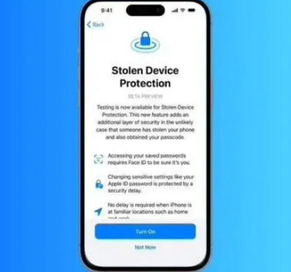 永福苹果授权维修店分享被盗设备保护功能开启方法 